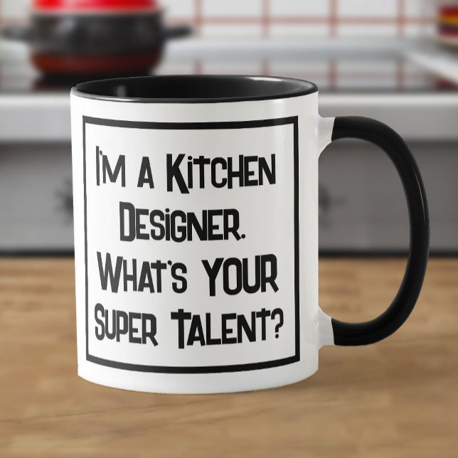 Super Talent de Concepteur de Cuisine. Mug Café De (Créateur téléchargé)