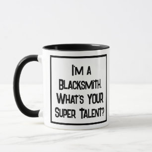Super Talent de Forgeron. Tasse à Café Bicolore