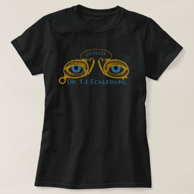 Super Yeux Gatsby Du T-shirt Eckleburg (Design devant)