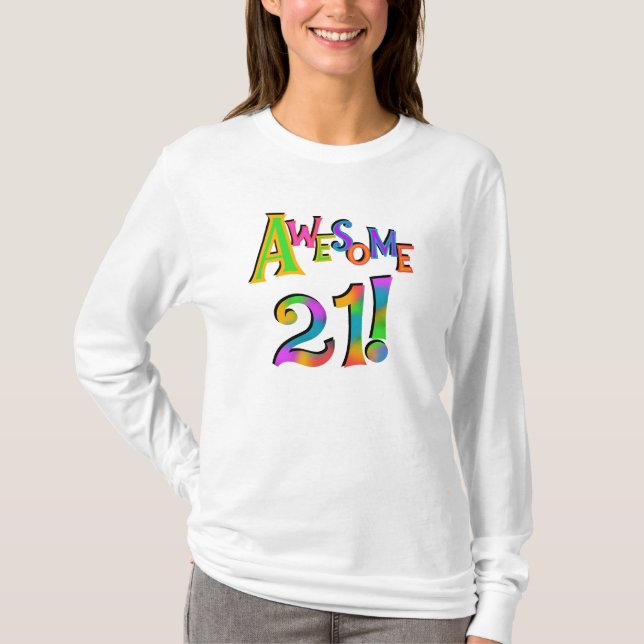 Superbe 21 T-shirts et cadeaux d'anniversaire (Devant)