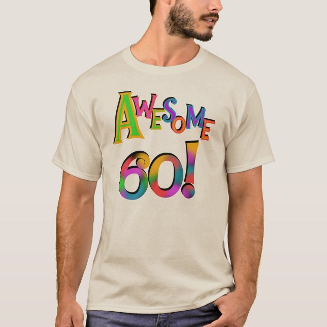 Superbe 60 T-shirts et cadeaux d'anniversaire (Devant)