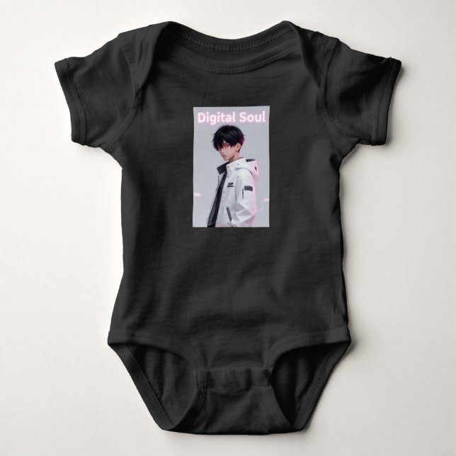 Superbe Body pour Bébé en Garçon Anime Héros du Fu (Devant)