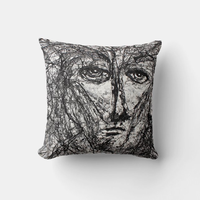 Superbe Coussin Visage ! (Recto)