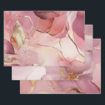 Superbe feuille d'or Bleu Fête des mariées rose<br><div class="desc">Magnifique Glam Gold Leaf Blush rose Bride,  Baby shower Mariage d'anniversaire</div>