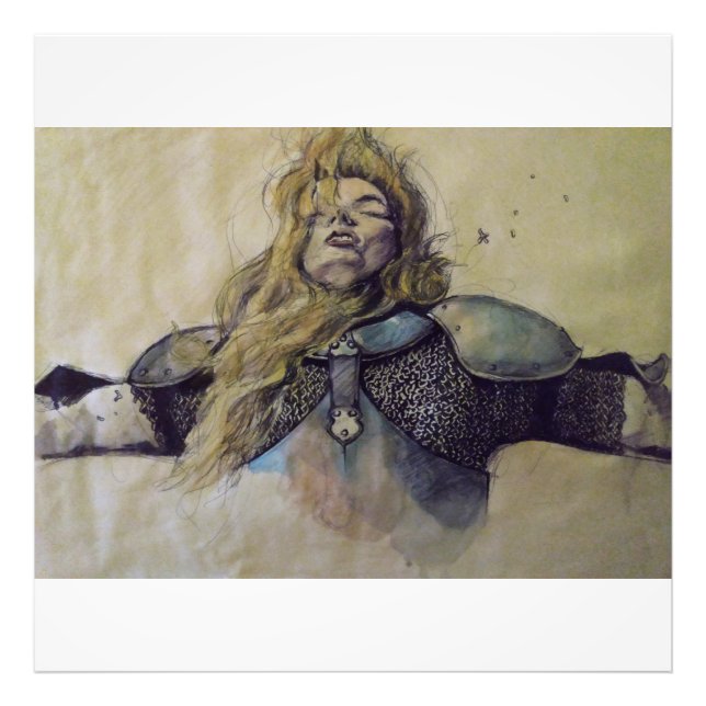Superbe Jeanne d'Arc Wall Art Poster : Imprimer (Devant)