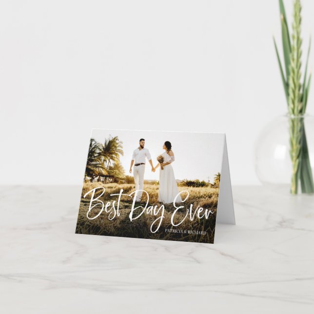Superbe journée Merci pour la photo de mariage mig (Devant)