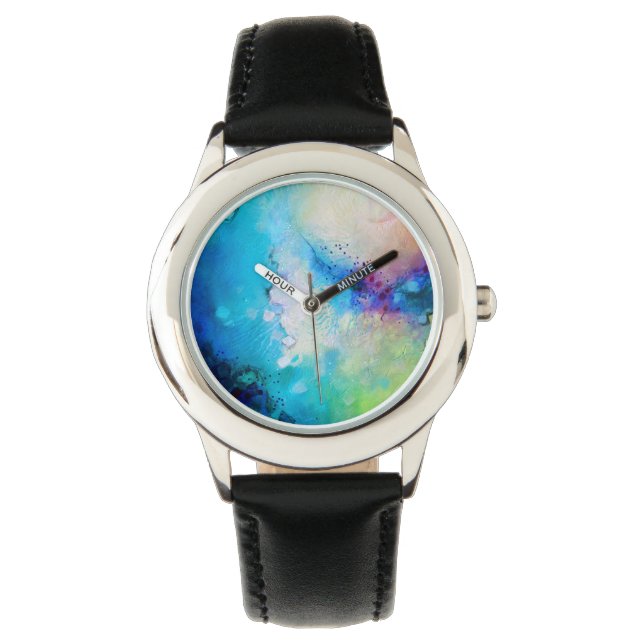 Superbe montre aquarelle (devant)