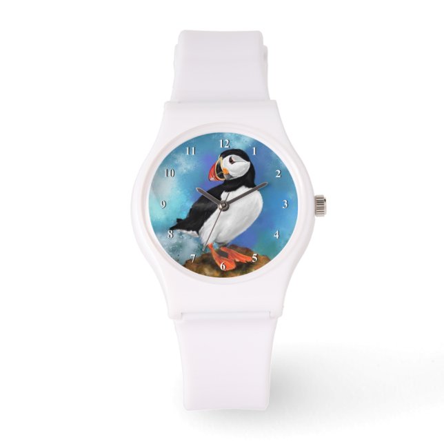 Superbe Montre de Puffin Atlantique Cadeau (Recto)