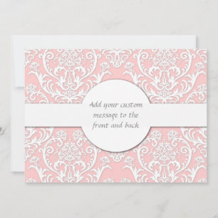 Superbe motif de Damas blanc