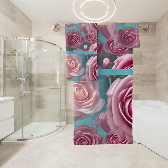 Superbe motif rose à l'aspect vintage (Créateur téléchargé)