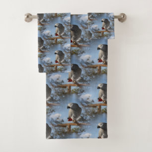 Superbe perroquet gris africain