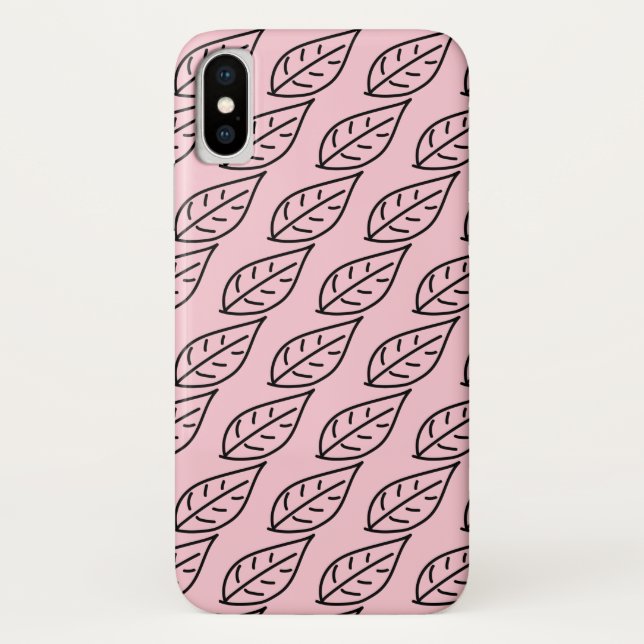 Superbe pochette / étui de téléphone rose avec cro (Dos)