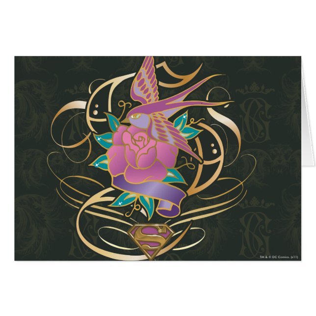 Supergirl Bird et Flower (Devant horizontal)