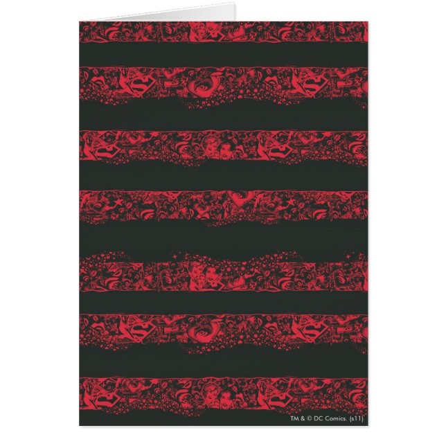 Supergirl Black et Red Line Motif (Devant)