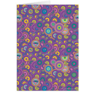 Supergirl Circle Purple Pattern