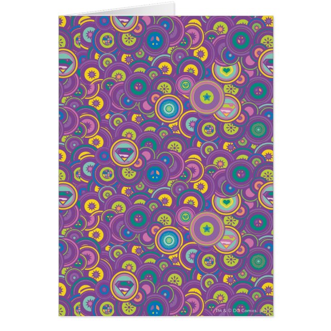 Supergirl Circle Purple Pattern (Devant)