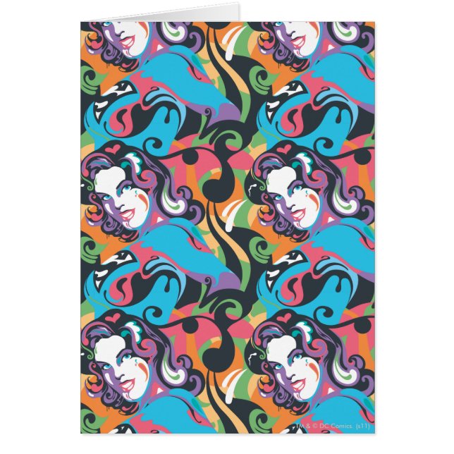 Supergirl Color Splash Swirls Pattern 1 (Devant)