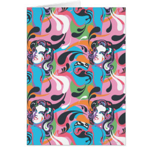 Supergirl Color Splash Swirls Pattern 2