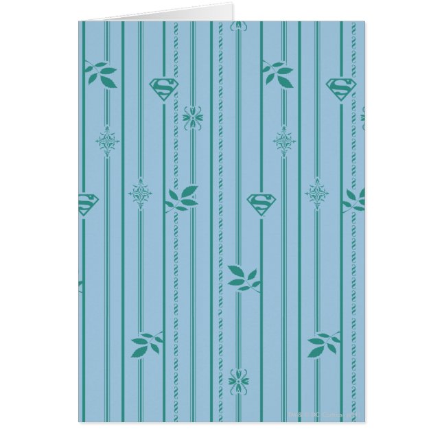 Supergirl Leaf Motif bleu (Devant)