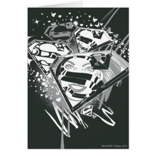 Supergirl noir et blanc