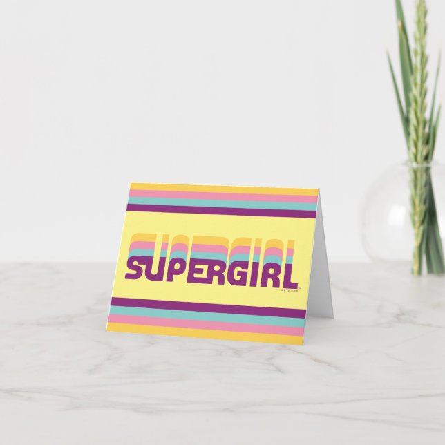 Supergirl Retro Colorshift Graphic (Devant)
