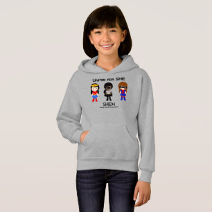 SUPERHERO Black Outline - United for SHE