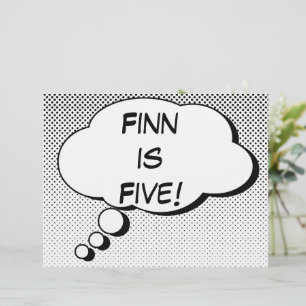 Superhero Comédie Discours Bubble Design Poster