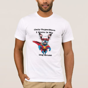 Superhero Dog T-Shirt Design Pour Amoureux de les