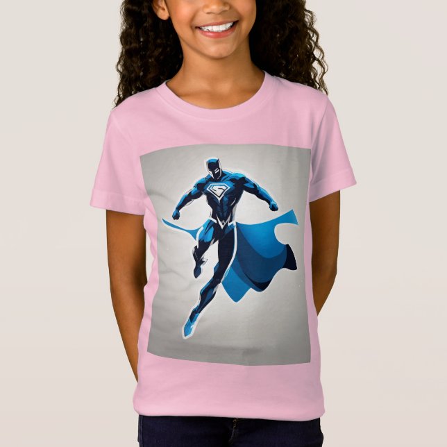 Superhero Emblem Muscle Fit T-Shirt (Devant)
