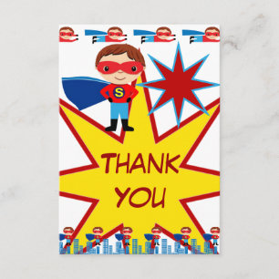 Superhero Enfants Garys Anniversaire Fête Merci Ca