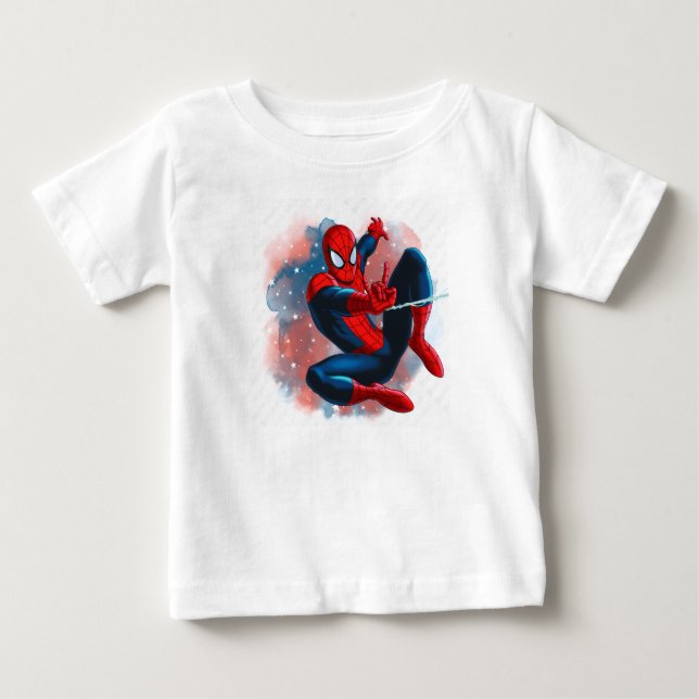 Superhero Web-Slinger Kids T-Shirt (Devant)