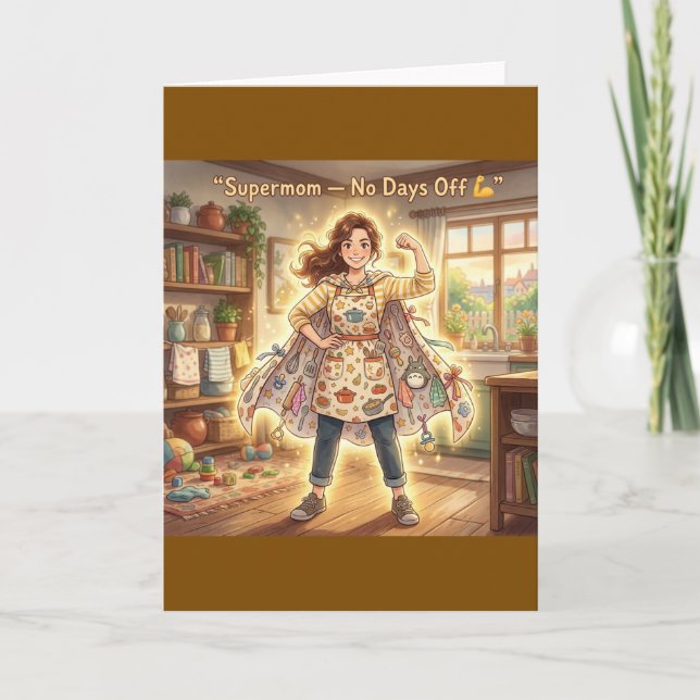 Supermaman Aucune journée de repos Carte de Super  (Devant)