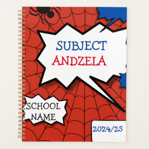SUPERMAN BLUE AND RED motif pour ENFANTS, école