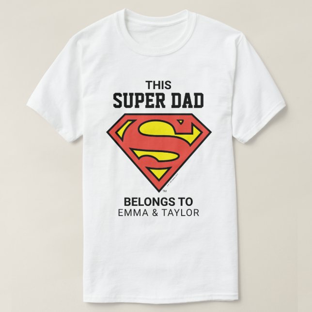 Superman| Ce Super Papa Appartient À T-Shirt (Design devant)