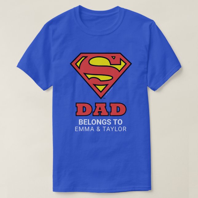 Superman | Ce Super Papa Appartient Au T-shirt (Design devant)