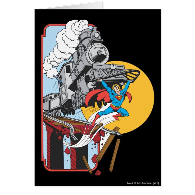 Superman Lifts Train (Devant)
