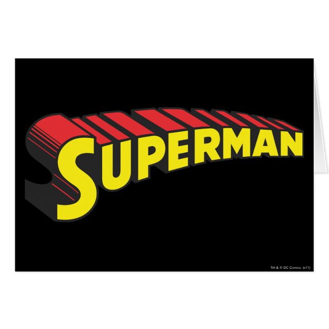 Superman | Logo de lettres rouges jaunes (Devant horizontal)
