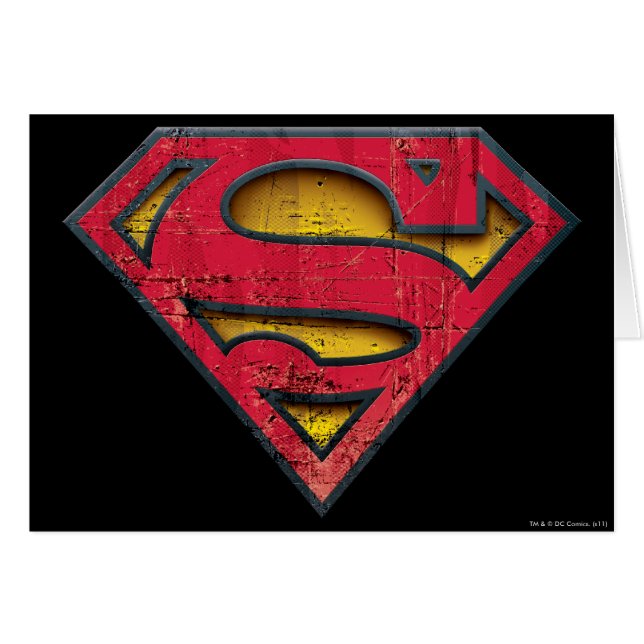 Superman S-Shield | Distressed Logo (Devant horizontal)