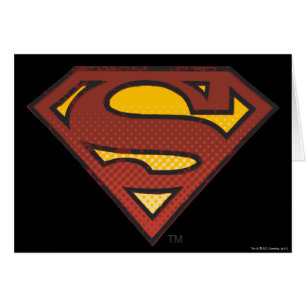 Superman S-Shield Logo des points ombrés