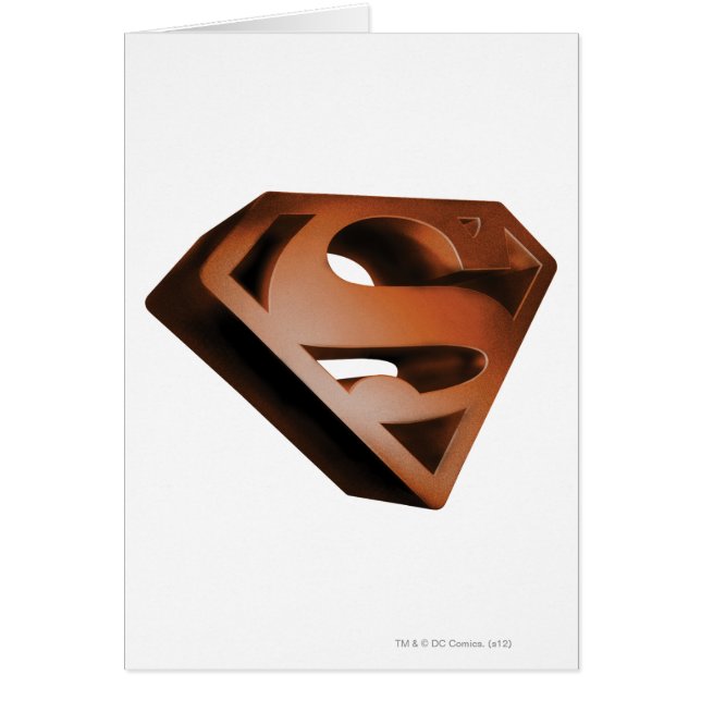 Superman S-Shield | Logo Grainy 3D (Devant)