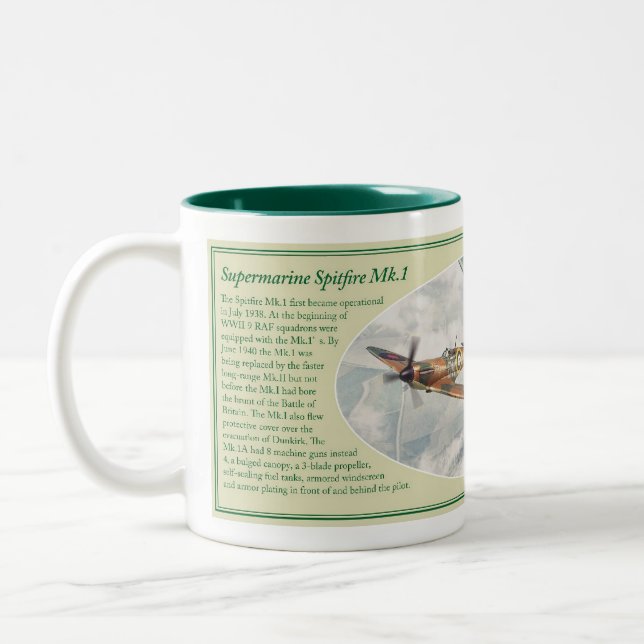 Supermarine Spitfire Mk.1 mug (Gauche)