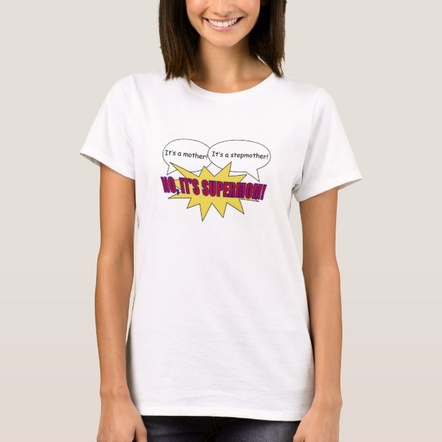 supermom, mère, T-shirt de belle-mère (Devant)