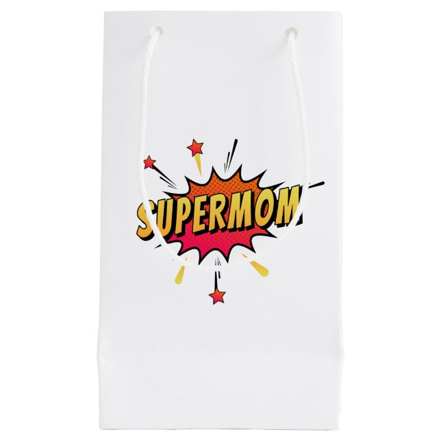 Supermom Retro Comic Pop Art| Sac cadeau (Devant)