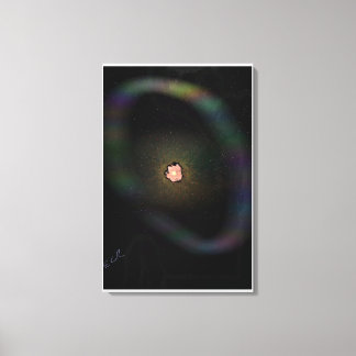 Supernova qui s'effondre, toile d'impression de co