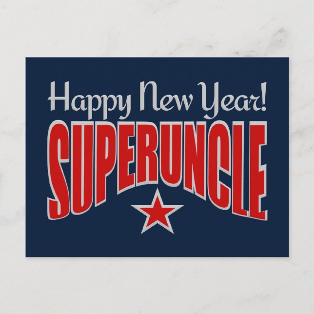 SUPERONCÉ Carte postale du Nouvel An (Devant)