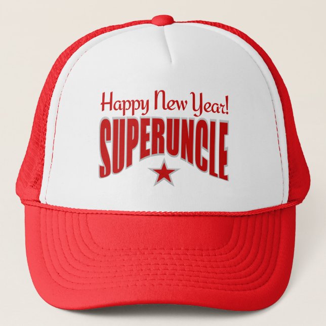 SUPERONCLE casquette de Nouvel An - choisir la cou (Devant)
