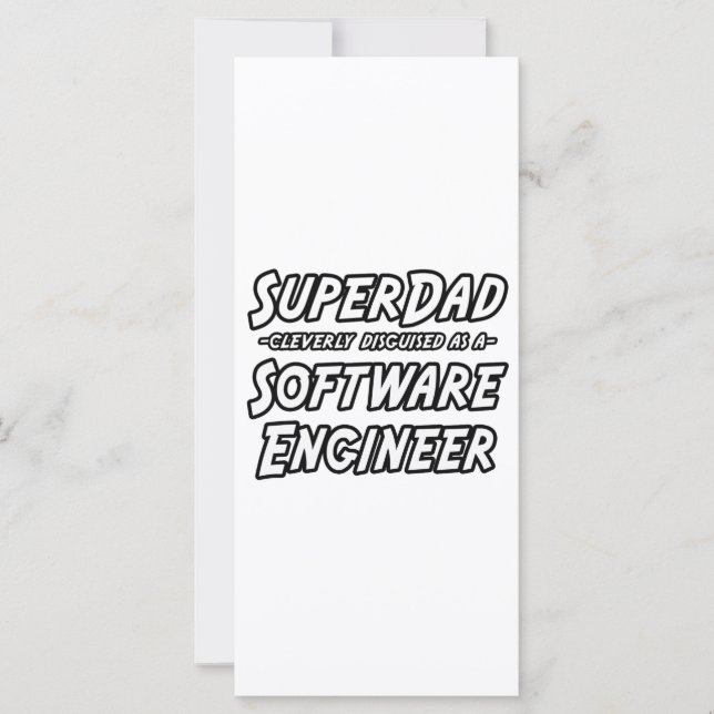 SuperPapa...Ingénieur logiciel (Devant)