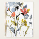 Superposition de fleurs - Aquarelle Fleurs et tige<br><div class="desc">Flower Overlay II par Jennifer Goldberger. Présente des fleurs et des tiges dans un style aquarelle.</div>