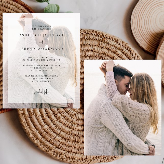 Superposition de photo noir et blanc pour mariage  (Créateur téléchargé)
