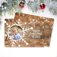 Superposition du flocon de neige sur la carte phot